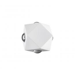 Odeon light 4219/8WL HIGHTECH ODL21 189 бел/металл Настенный светильник IP54 LED 8W 732Лм 3200K DIAMANTA 